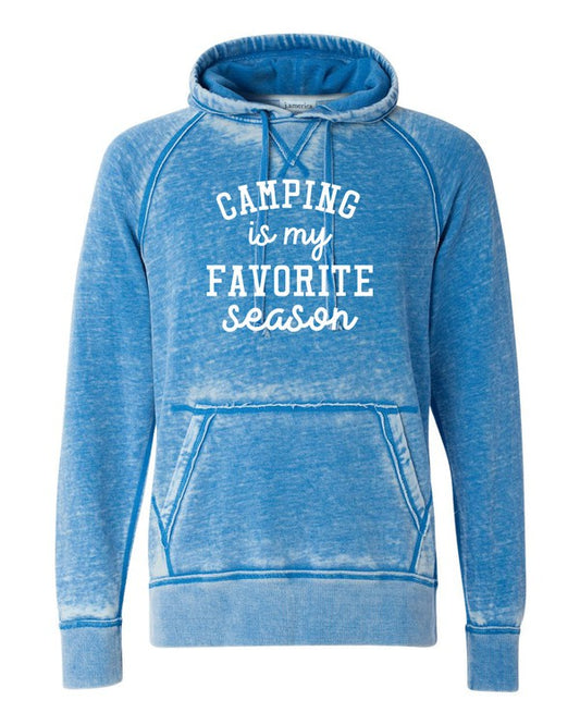 Camping is my Favorite Season Vintage Hoodie