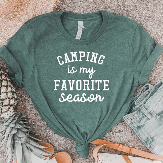 Camping Is My Favorite Season Softstyle Tee