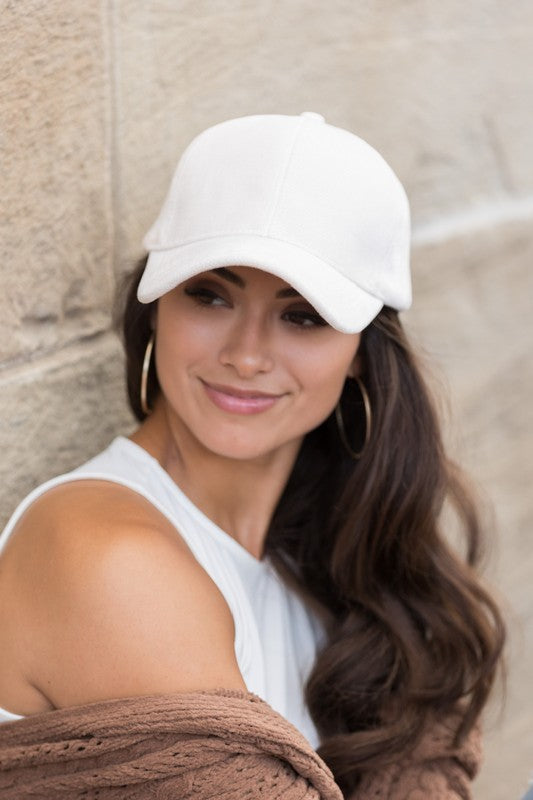Velour Ball Cap, black creame taupe