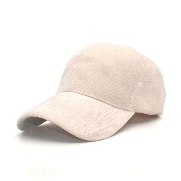 Velour Ball Cap, black creame taupe