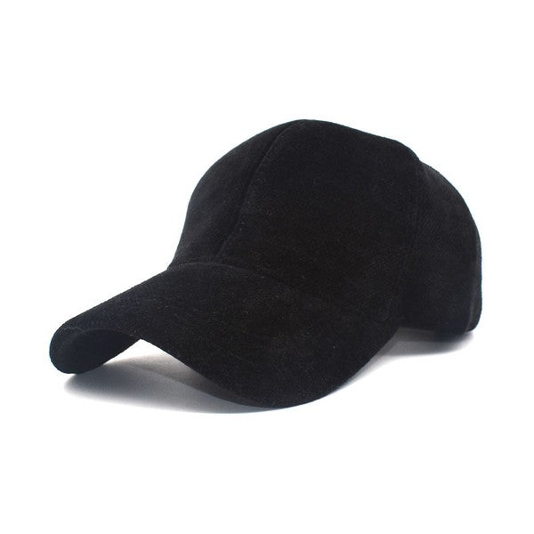 Velour Ball Cap, black creame taupe