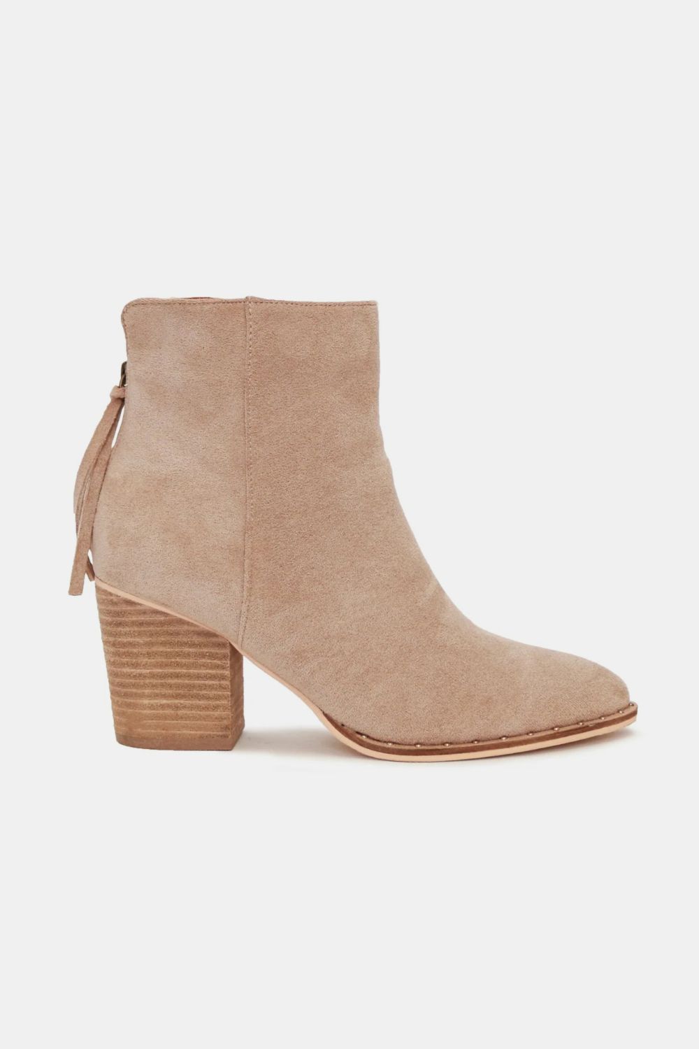 Fashion Suede Point Toe Ankle Booties