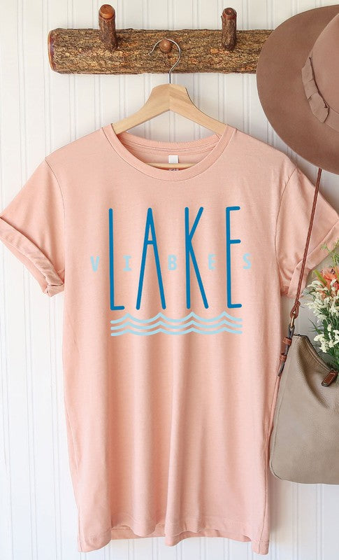 Lake Vibes Summer Plus Size Graphic Tee