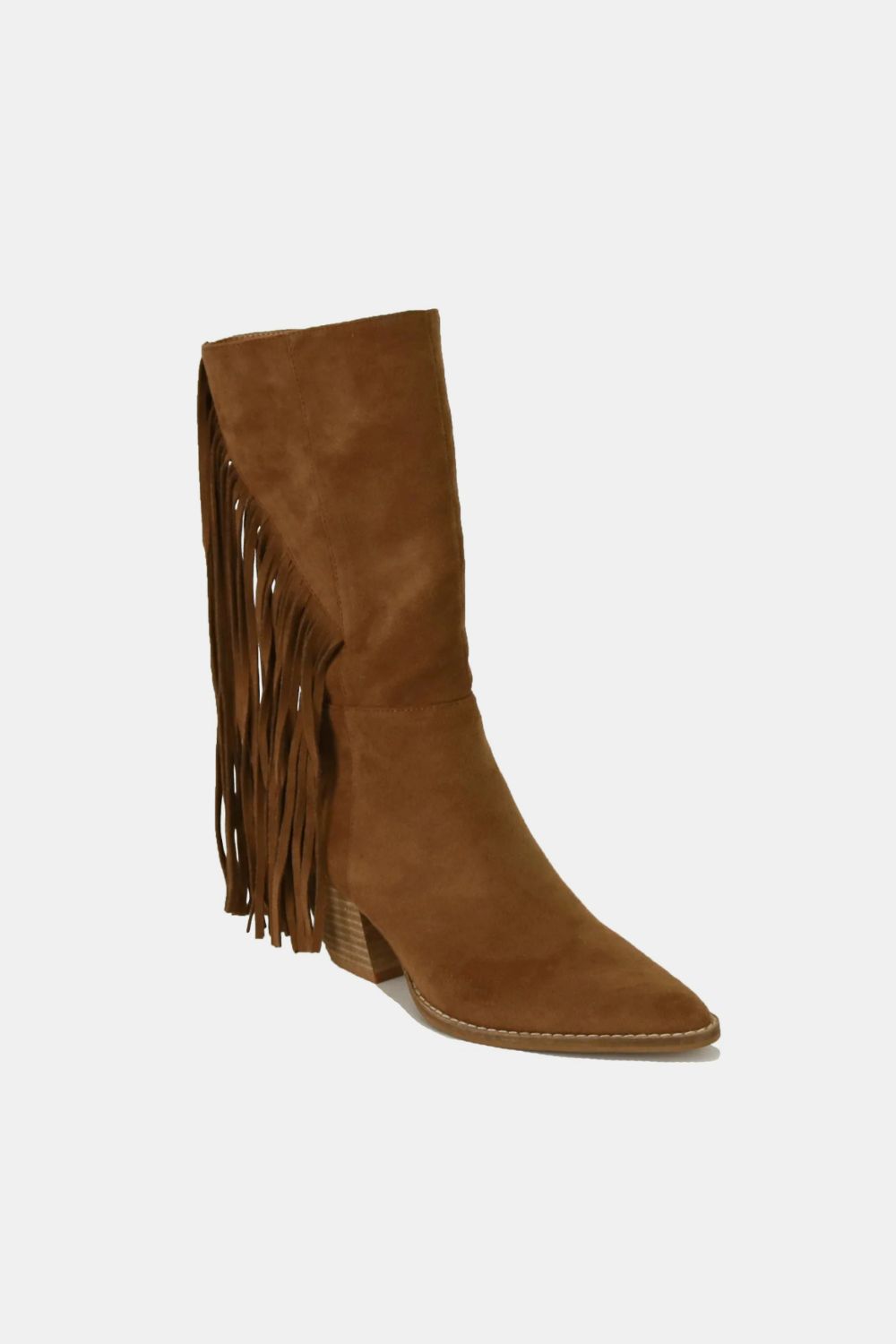 Fashion Suede Fringe Point Toe Boots