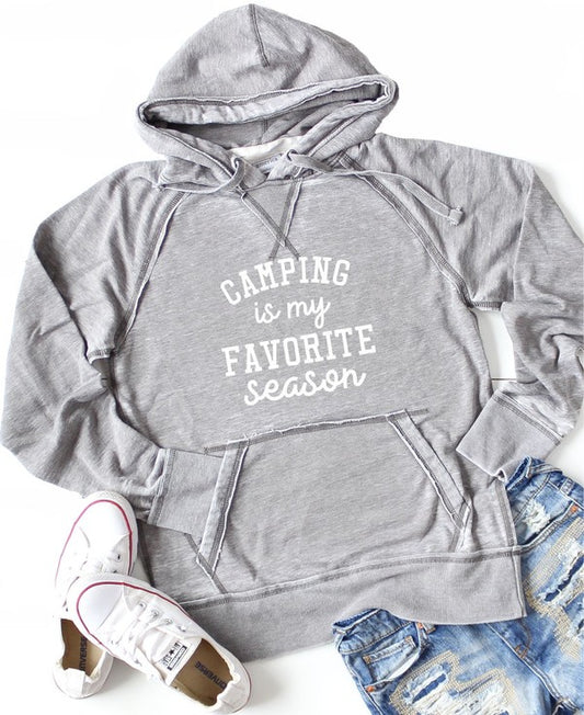Camping is my Favorite Season Vintage Hoodie