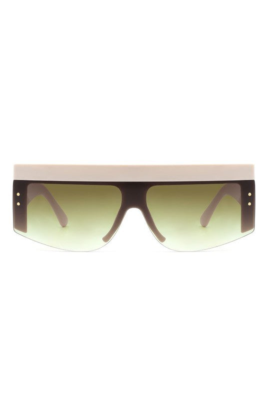 Square Half Frame Vintage Fashion Sunglasses