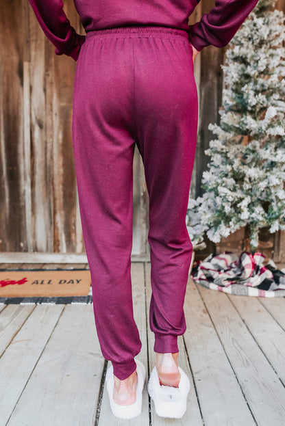 Long Sleeve Pullover & Jogger Pants Lounge Set