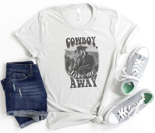 Cowboy Take Me Away Rip Wheeler Tee, 6 colors to choose from