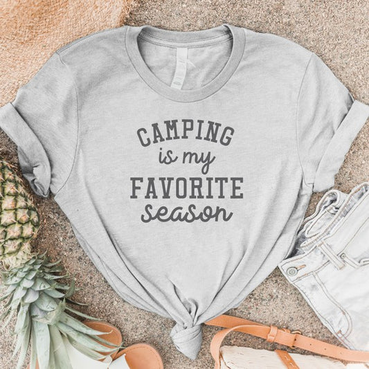 Camping Is My Favorite Season Softstyle Tee