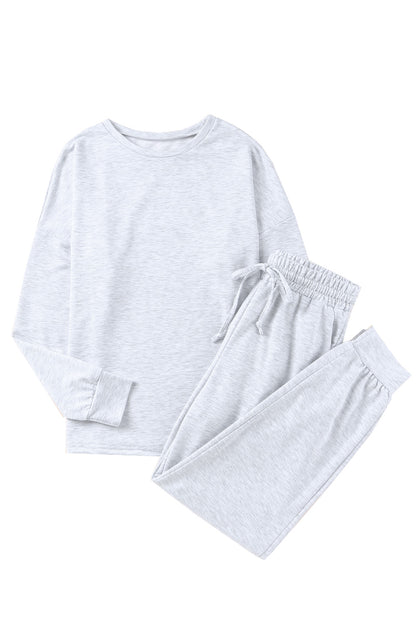 Long Sleeve Pullover & Jogger Pants Lounge Set