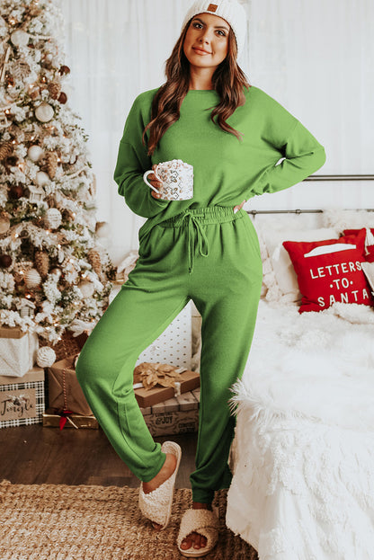 Long Sleeve Pullover & Jogger Pants Lounge Set