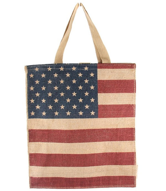 American Flag Tote Bag