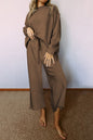 Textured Loose Slouchy Long Sleeve Top and Pants Set, 8 colors to choose from, sizes S-2XL