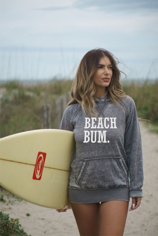 Beach Bum Vintage Hoodie, 8 colors to choose from