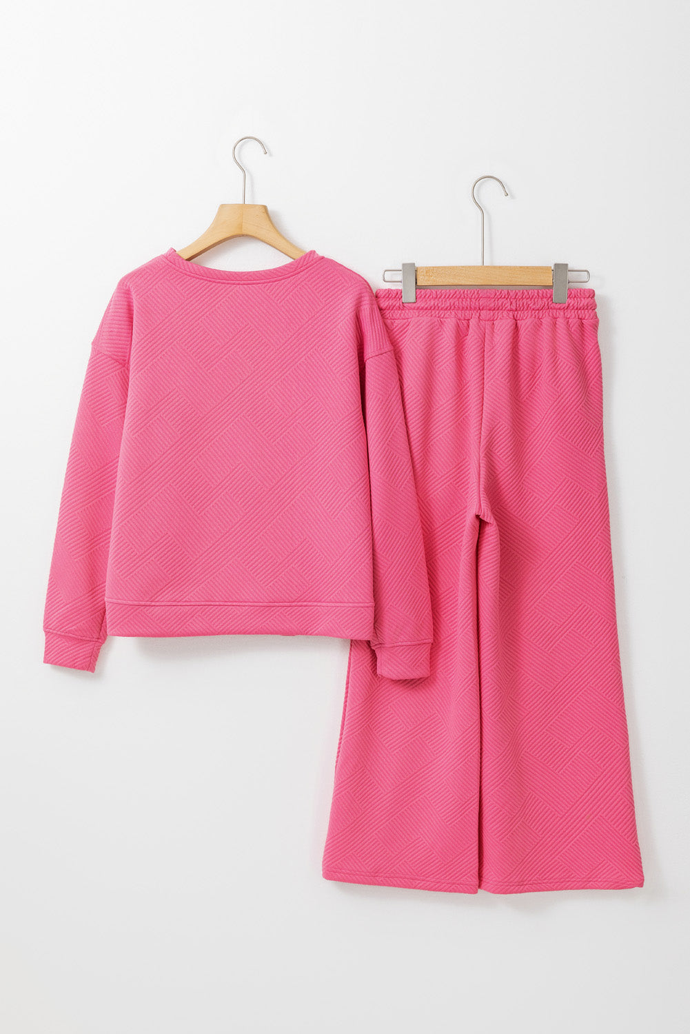 Textured Loose Slouchy Long Sleeve Top and Pants Set, 8 colors to choose from, sizes S-2XL