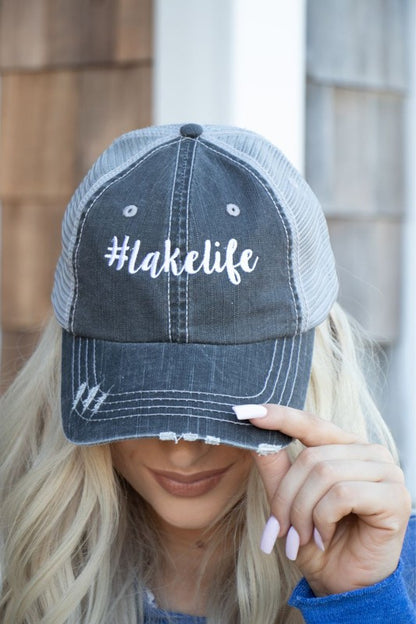 Lakelife Embroidered Trucker Hat