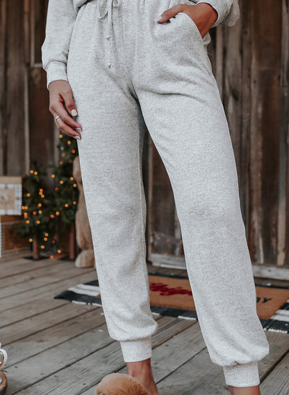 Long Sleeve Pullover & Jogger Pants Lounge Set