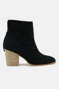 Fashion Suede Point Toe Ankle Booties