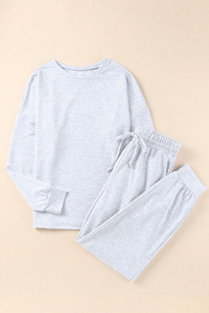 Long Sleeve Pullover & Jogger Pants Lounge Set