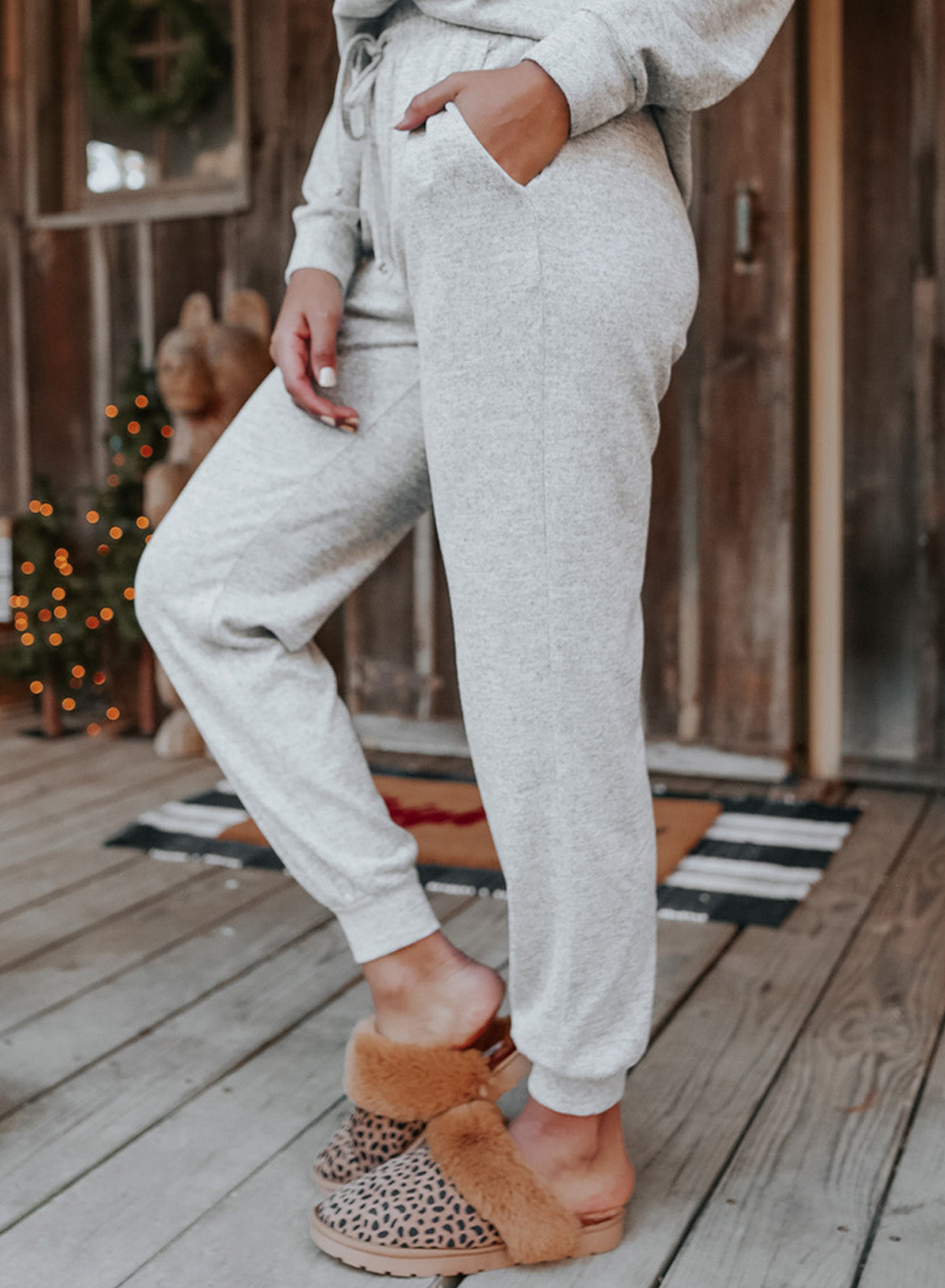 Long Sleeve Pullover & Jogger Pants Lounge Set