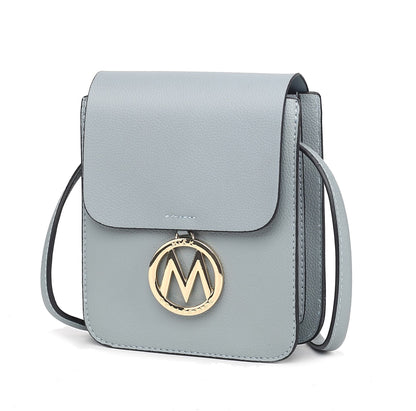 MKF Collection Skylar Messenger Handabag Vegan Leather Womens by Mia K,  colors to choose from