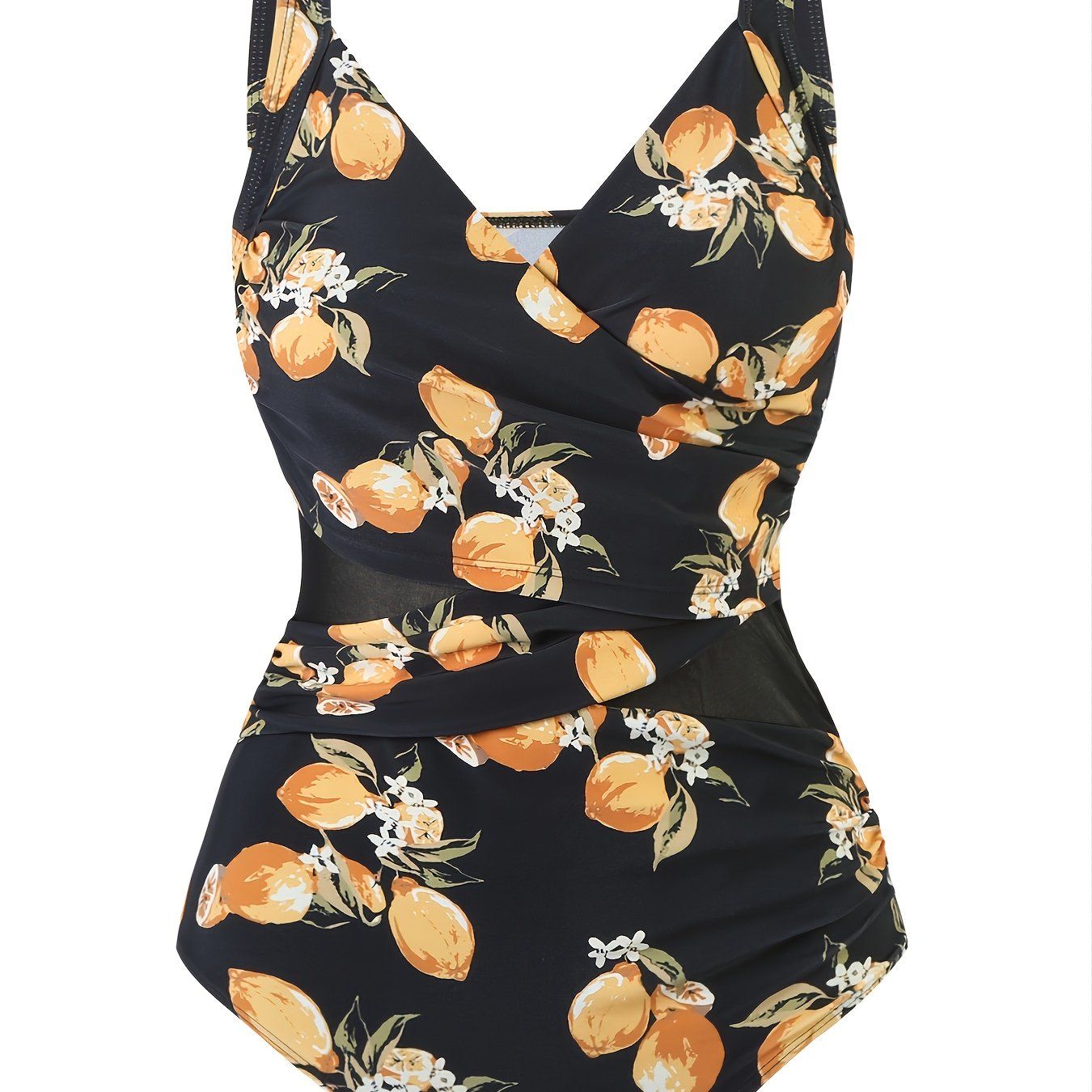 Plus Size Cris-Cross One Piece Swimsuit, sizes XL-4XL, multiple colors and prints to choose from