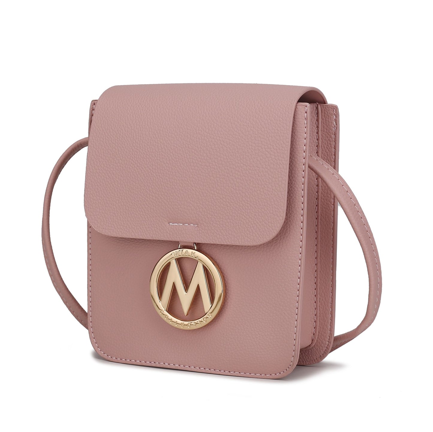 MKF Collection Skylar Messenger Handabag Vegan Leather Womens by Mia K,  colors to choose from