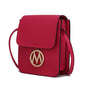 MKF Collection Skylar Messenger Handabag Vegan Leather Womens by Mia K,  colors to choose from