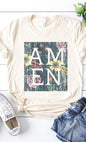 Floral Amen Graphic Tee